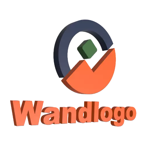 3D-gedrucktes Wandlogo in RAL 2004 Orange